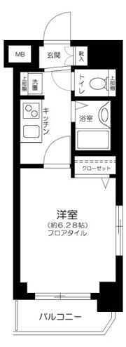 グローバン本所吾妻橋の間取り画像
