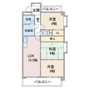 マンションサンパレスの間取り画像