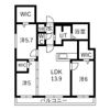 Alivis宮の森の間取り画像