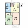 ディアス萩野 Bの間取り画像