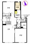 ボヌールK B棟の間取り画像