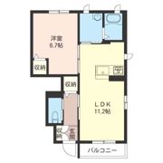 エスポワールの間取り画像