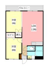 パークヒルズKの間取り画像