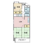 レジデンス南川の間取り画像