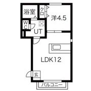 リバーサイド花長B棟の間取り画像