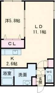BRUN CUBEⅢの間取り画像