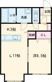 ステラガーデンB棟の間取り画像
