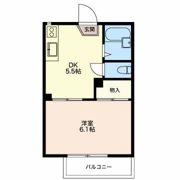 ビラージュ西条の間取り画像