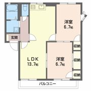 マンハイム嘉 Cの間取り画像
