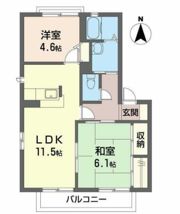 シャルム・ローズの間取り画像