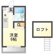 パークアベニュー立川Bの間取り画像
