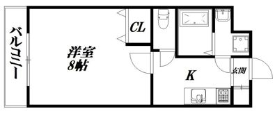 たちばな壱番館の間取り画像