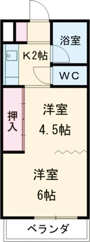 エストーレ清水の間取り画像