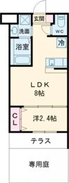 リアコート千里丘2NORTHの間取り画像