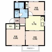 エクセルハイツ横浜ⅡBの間取り画像
