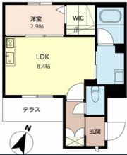 シャーメゾンCoCo三宮の間取り画像