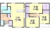アンジュール A棟の間取り画像