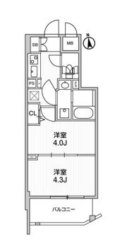 ルネサンスコート浅草の間取り画像