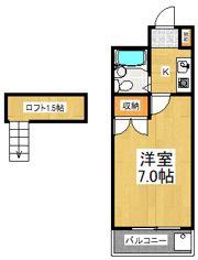 サニーライフ四谷の間取り画像