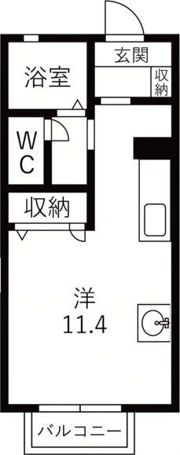 グランディールAの間取り画像
