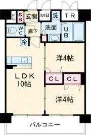 プレリス鶴?緑地グランガーデリアの間取り画像