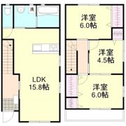 アンジュール B棟の間取り画像