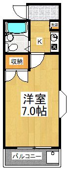 サニーライフ四谷の間取り画像