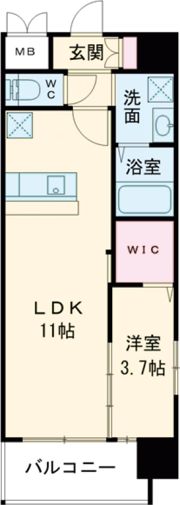 プレミア片野の間取り画像