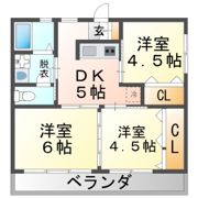 ニューメローマンションの間取り画像