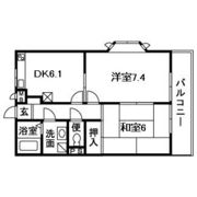 WISE飯泉の間取り画像