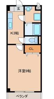 グリーン花水木Ⅲの間取り画像