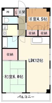グランドハイツ野口の間取り画像