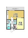 Casa Wood 丹波橋の間取り画像