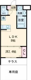 リアコート千里丘2NORTHの間取り画像