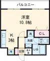メゾンパティオ赤川の間取り画像