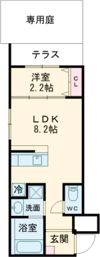 リアコート千里丘2NORTHの間取り画像