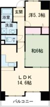 プレステージ土山の間取り画像