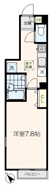 キャプテンフィールドの間取り画像