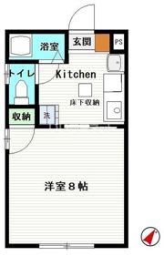 ハイツ西山の間取り画像