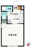 ハイツ西山の間取り画像