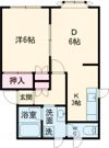 マンションサンシティーⅡの間取り画像