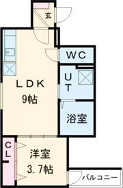 プレミア大日の間取り画像