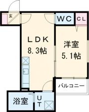 プレミア大日の間取り画像