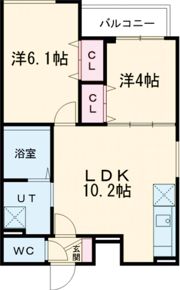 プレミア大日の間取り画像