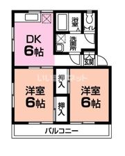シティーコート B棟の間取り画像
