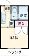 グリーコーポラスの間取り画像