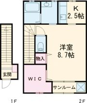 サンウェーブの間取り画像