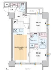 パレステージ聖蹟桜ヶ丘Ⅱの間取り画像