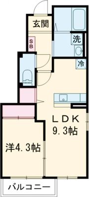 メゾン・ド・F Ⅵの間取り画像