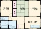 中白川 堺貸家の間取り画像